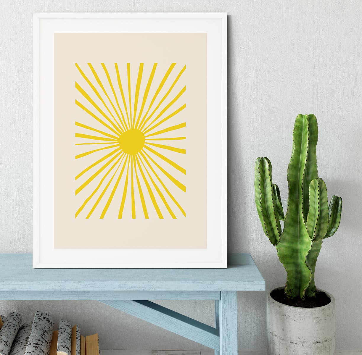 The Sun Framed Print - Canvas Art Rocks - 5