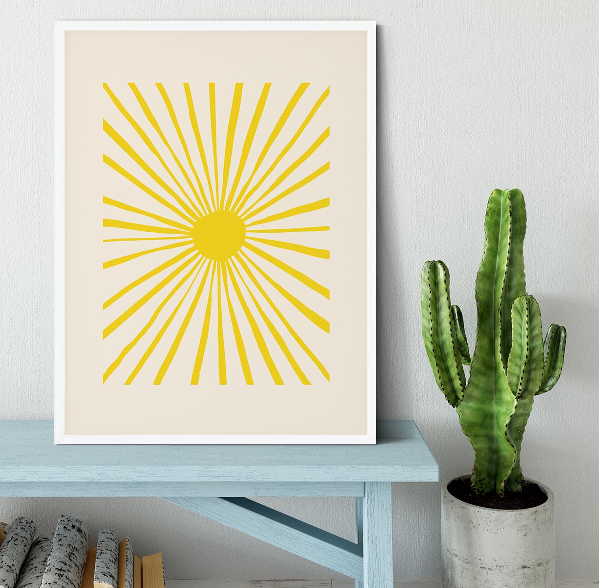 The Sun Framed Print - Canvas Art Rocks -6