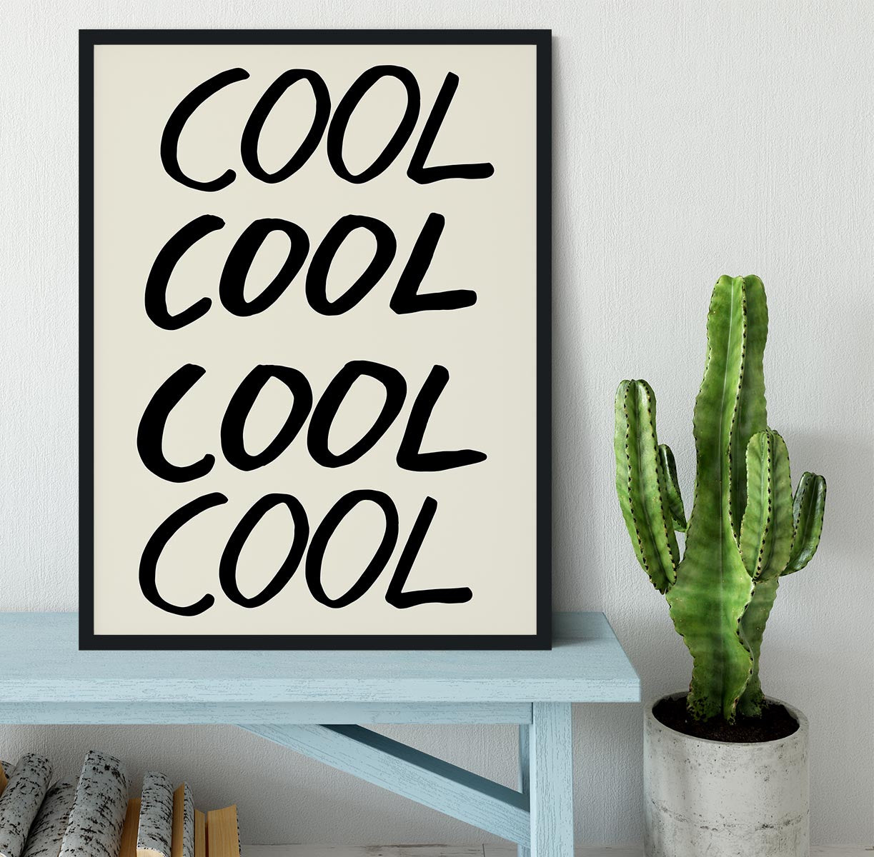 Cool Quote 01 Framed Print - Canvas Art Rocks - 2