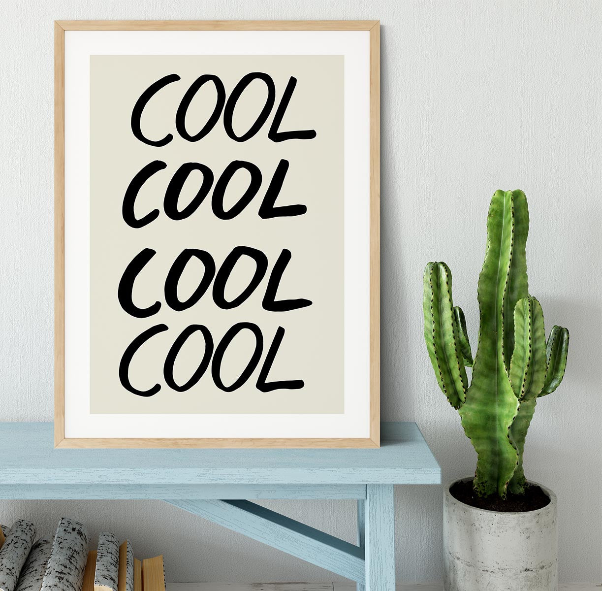 Cool Quote 01 Framed Print - Canvas Art Rocks - 3
