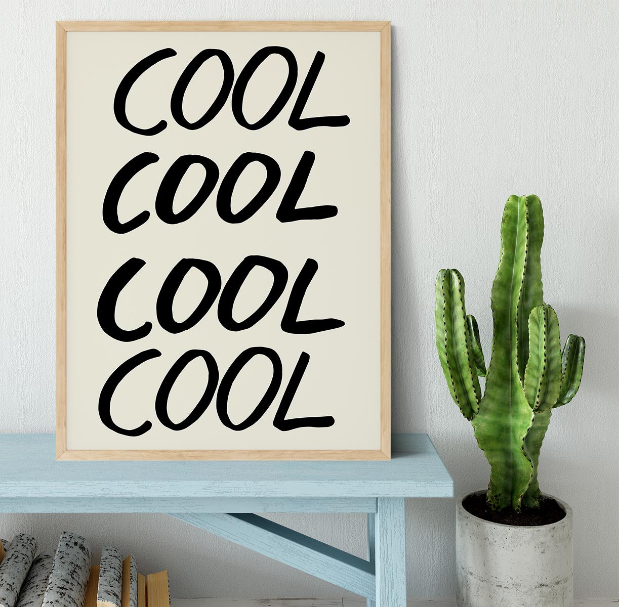 Cool Quote 01 Framed Print - Canvas Art Rocks - 4