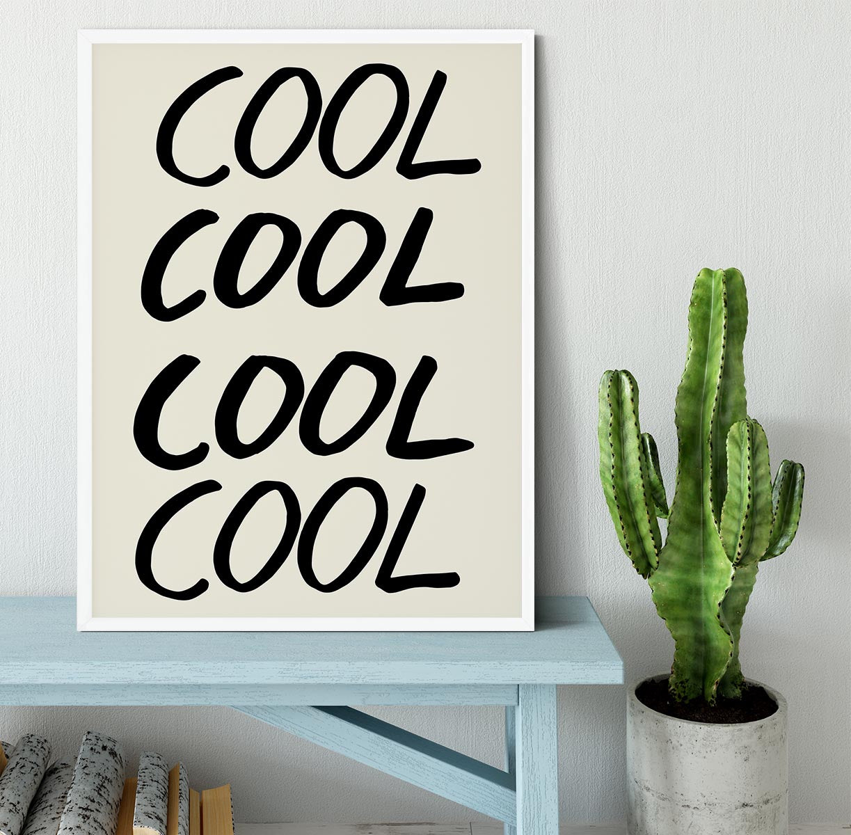 Cool Quote 01 Framed Print - Canvas Art Rocks -6