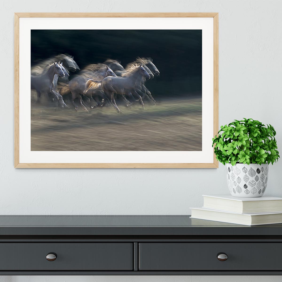 A Horses Gallop Framed Print - Canvas Art Rocks - 3