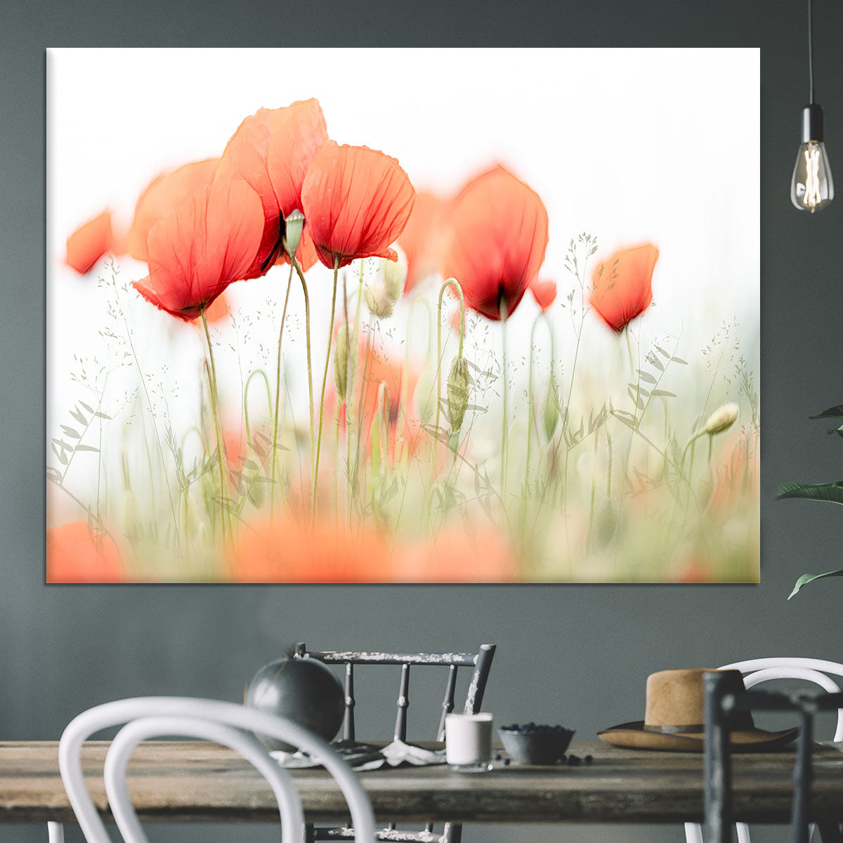 Poppies On A Summer Day Canvas Print or Poster - Canvas Art Rocks - 3