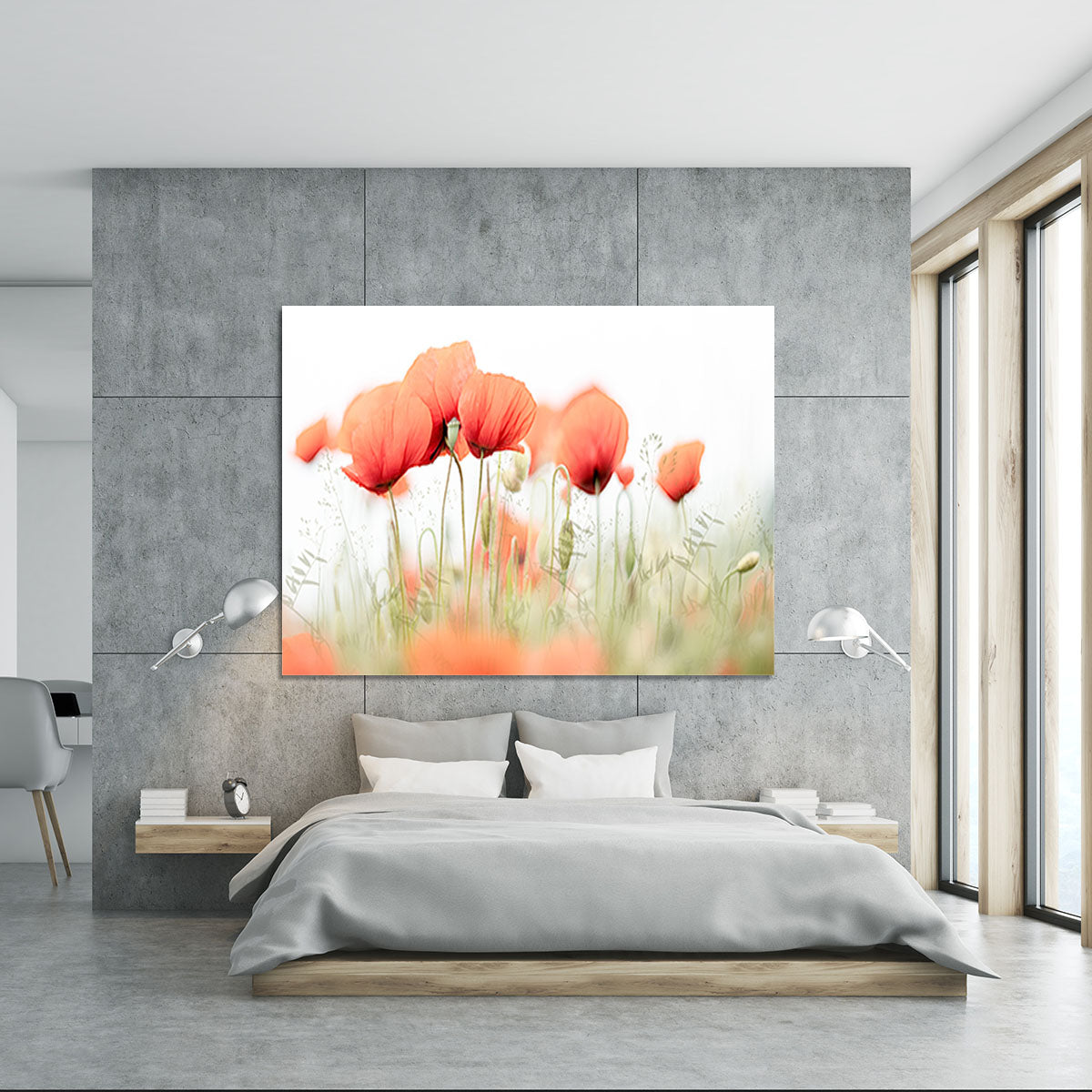 Poppies On A Summer Day Canvas Print or Poster - Canvas Art Rocks - 5