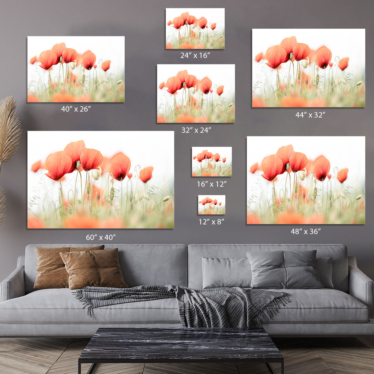 Poppies On A Summer Day Canvas Print or Poster - Canvas Art Rocks - 7