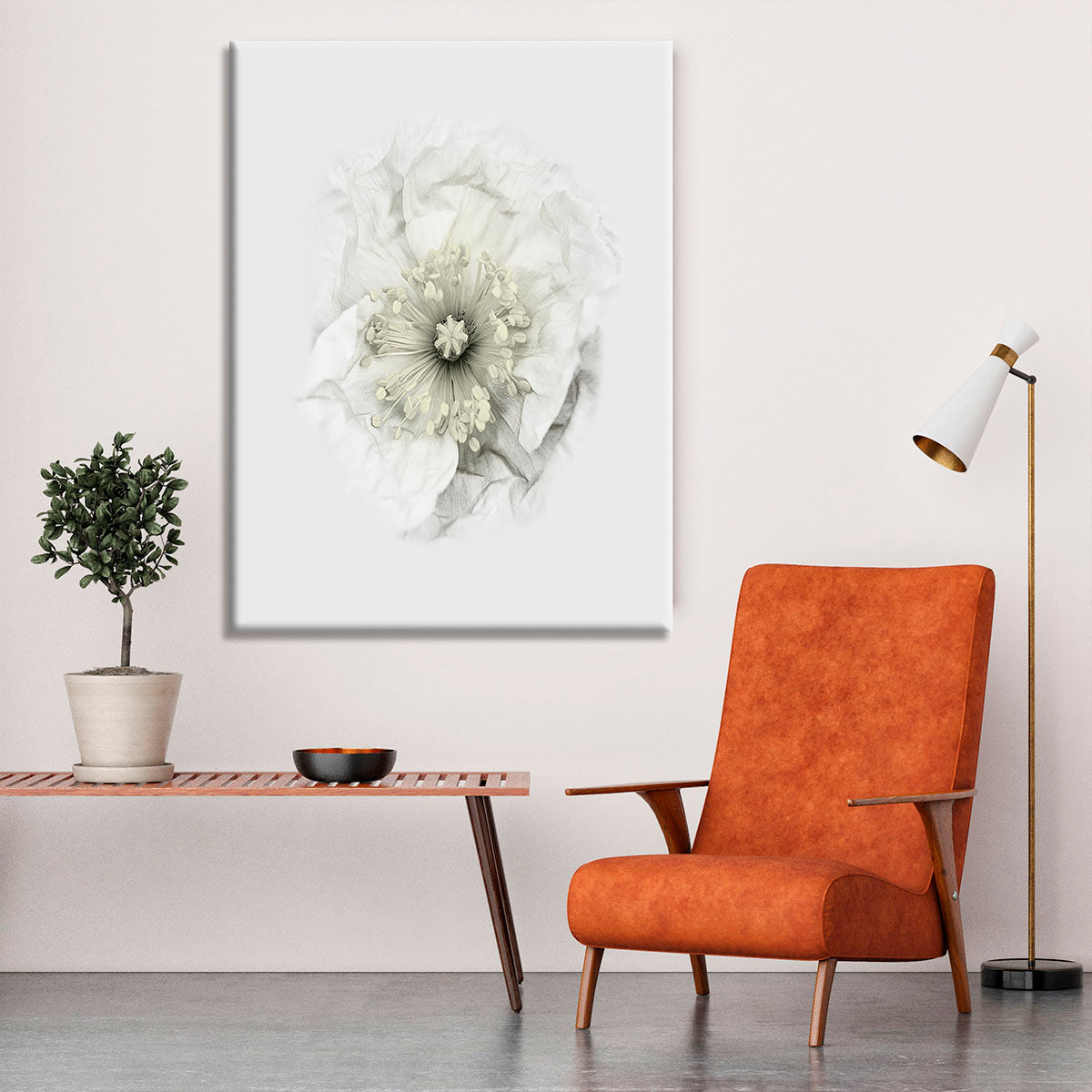 A White Poppy Canvas Print or Poster - Canvas Art Rocks - 6
