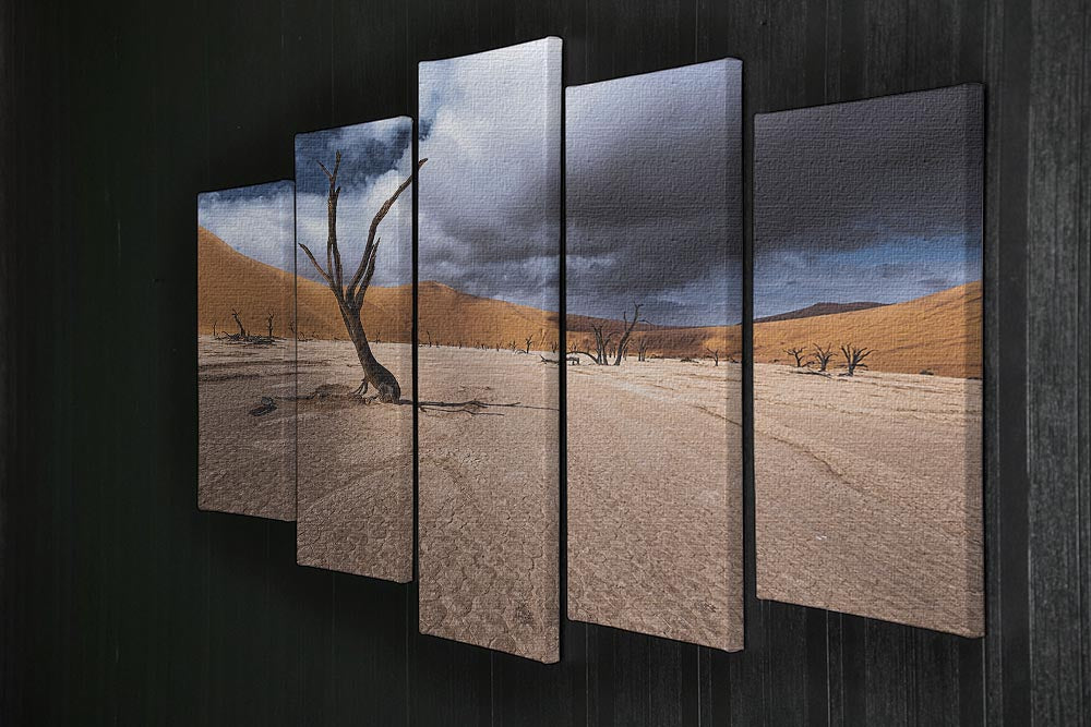 Deadvlei Desert 5 Split Panel Canvas - Canvas Art Rocks - 2