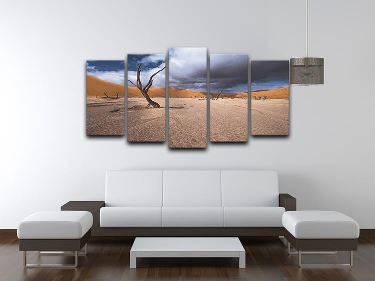 Deadvlei Desert 5 Split Panel Canvas - Canvas Art Rocks - 3