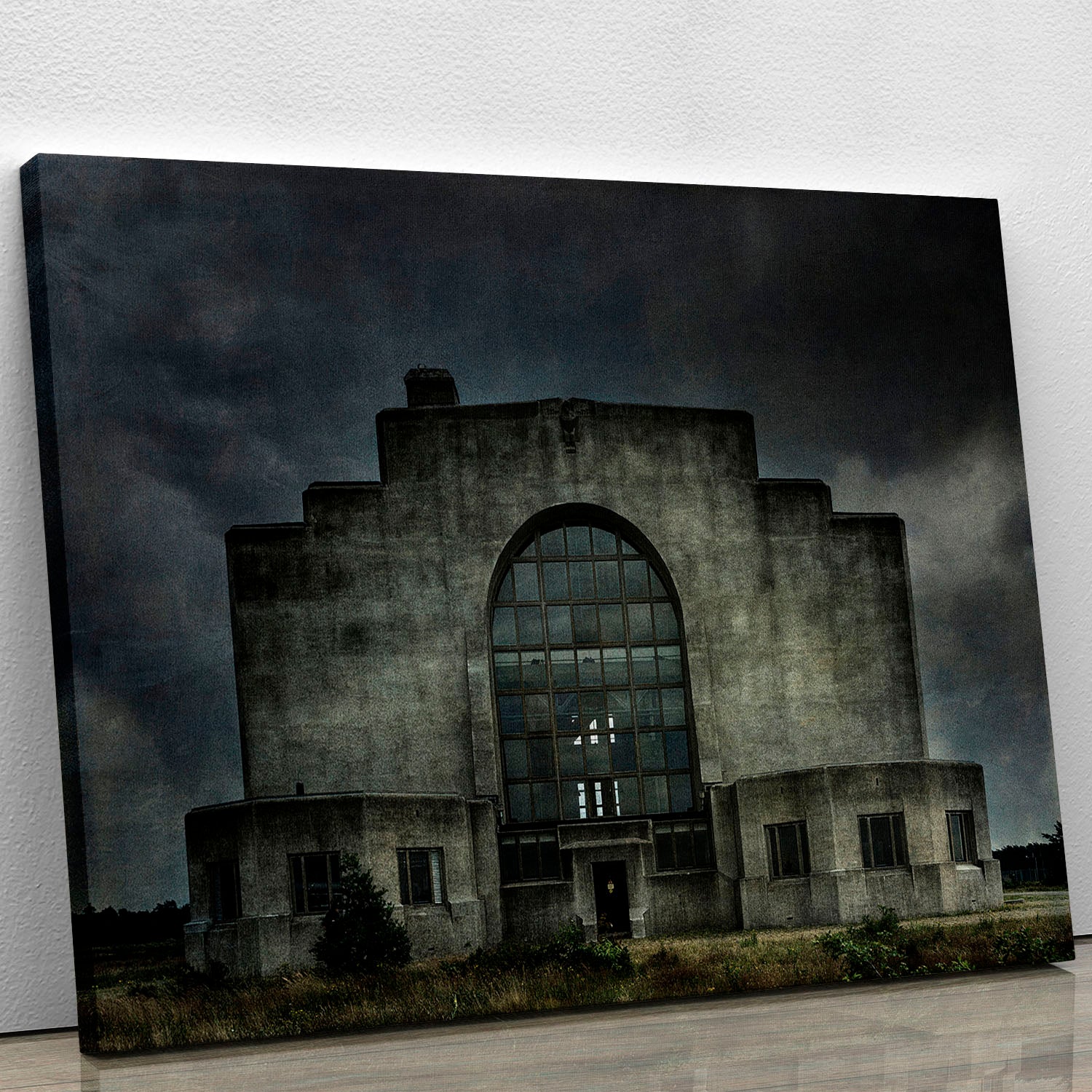 Old Building At Night Canvas Print or Poster - Canvas Art Rocks - 1