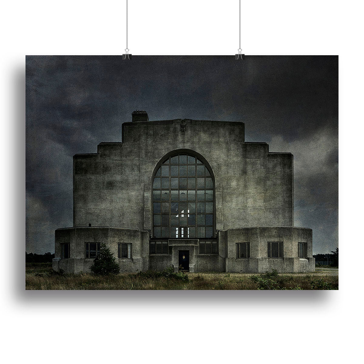 Old Building At Night Canvas Print or Poster - Canvas Art Rocks - 2