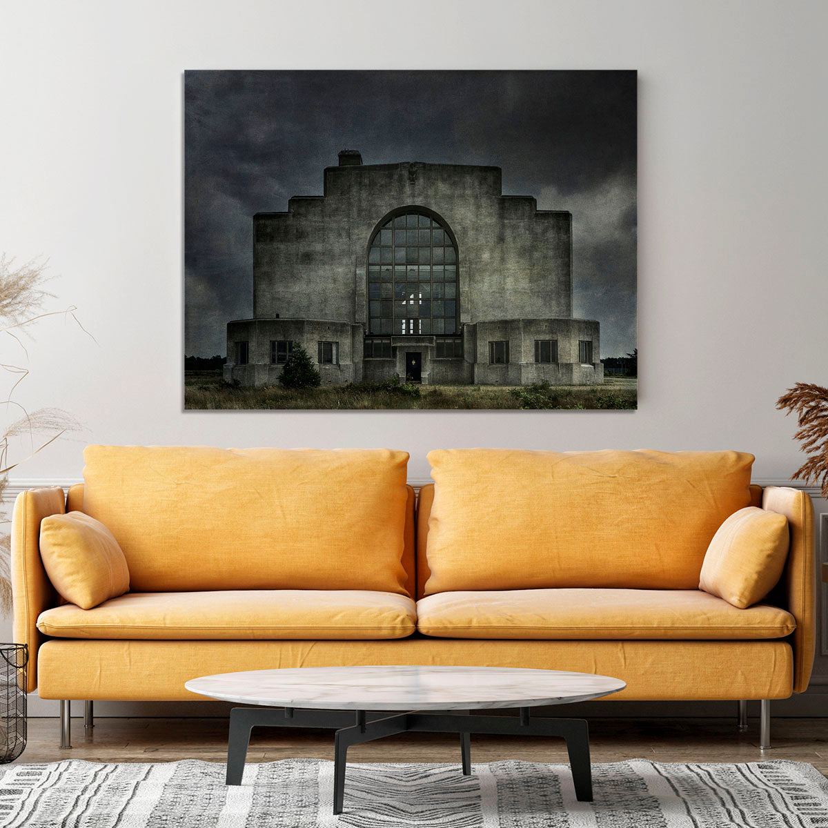 Old Building At Night Canvas Print or Poster - Canvas Art Rocks - 4