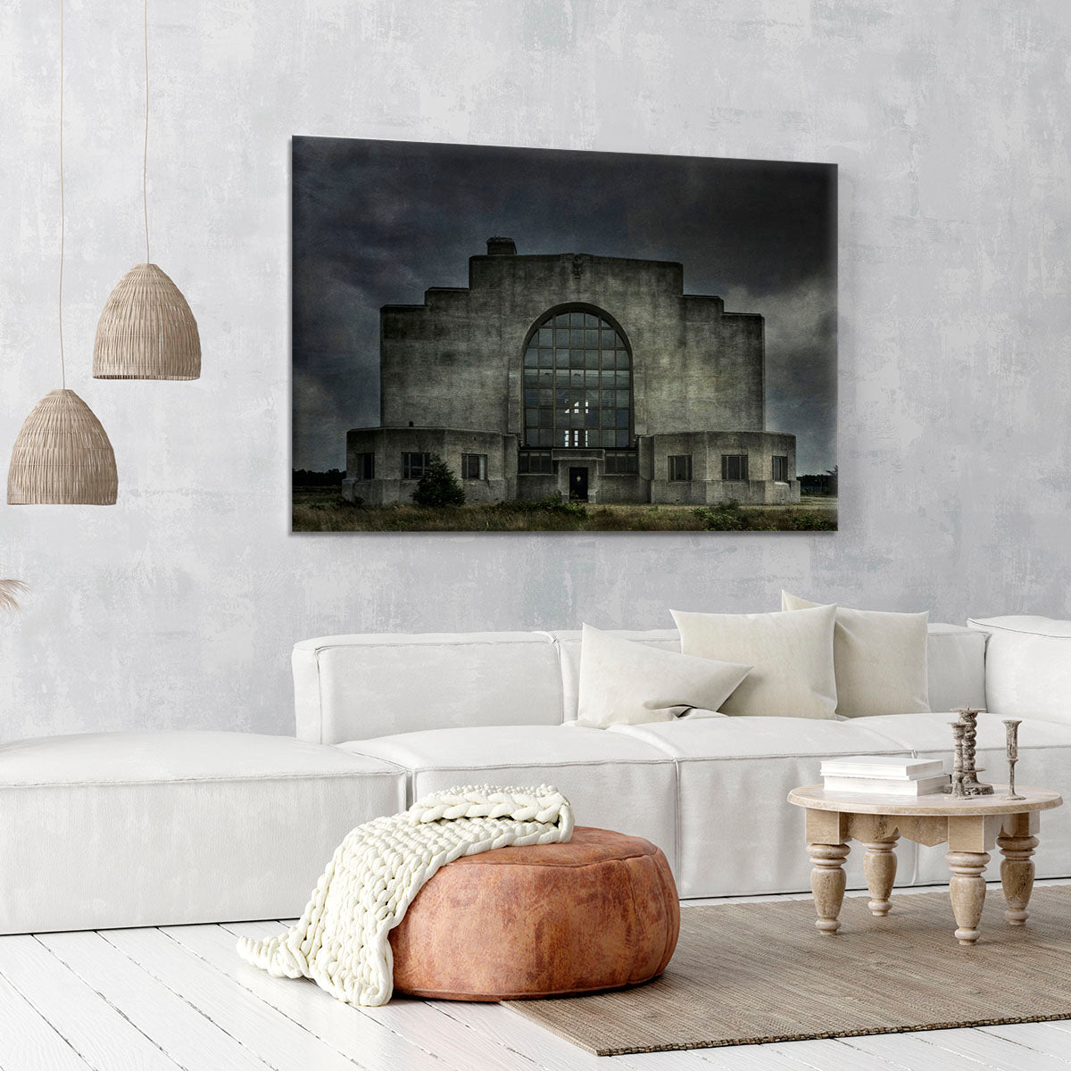 Old Building At Night Canvas Print or Poster - Canvas Art Rocks - 6