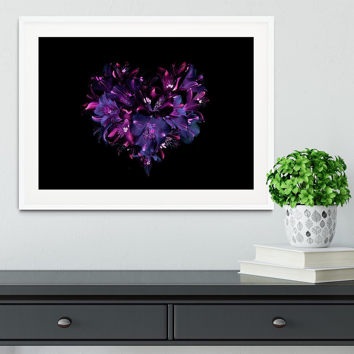 Purple Lily Framed Print - Canvas Art Rocks - 5