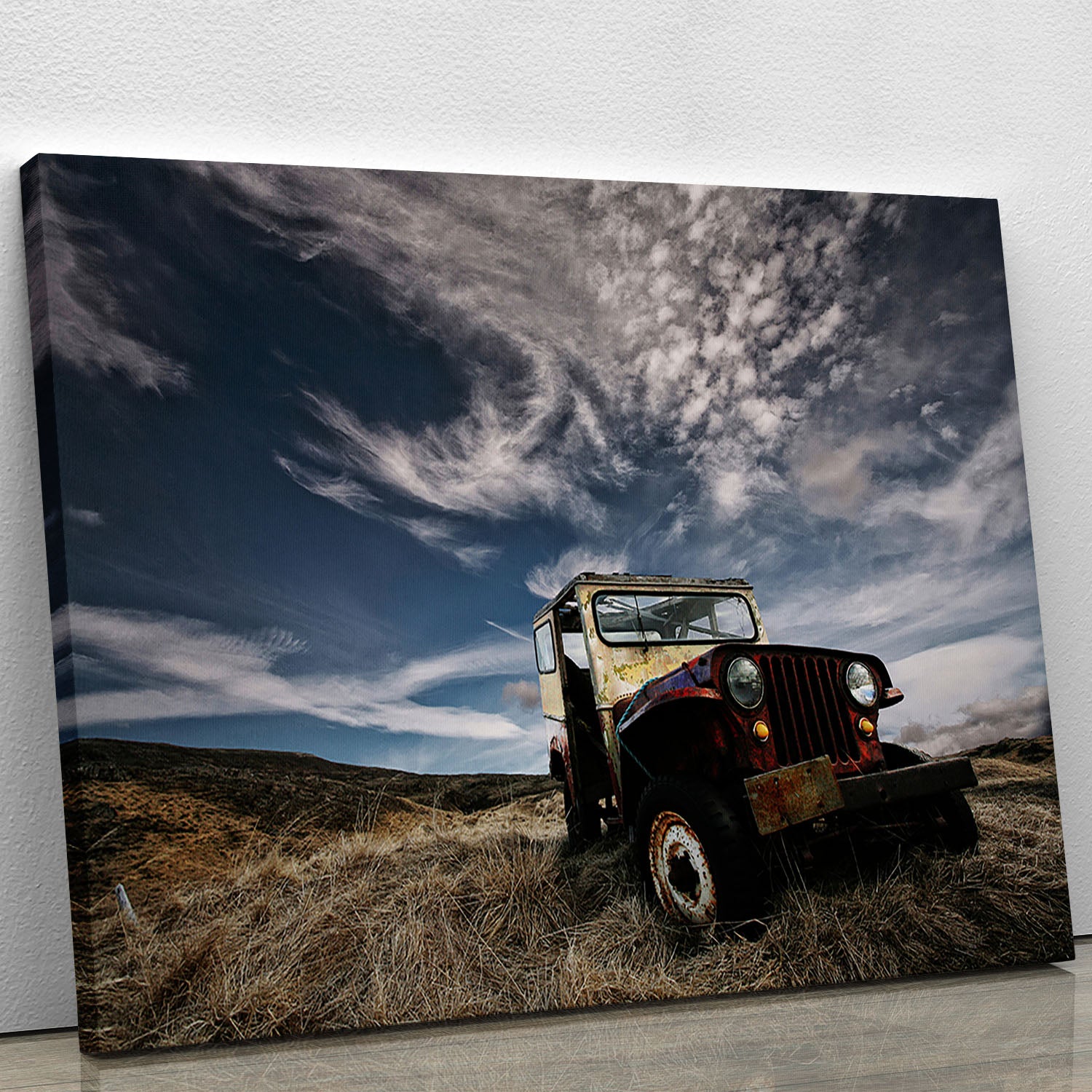 Abandoned Truck On The Countryside Canvas Print or Poster - Canvas Art Rocks - 1