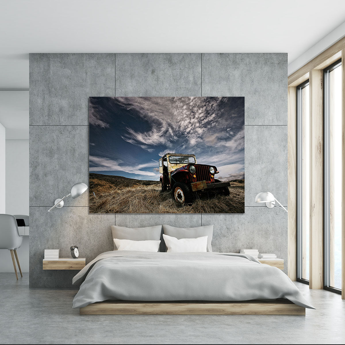 Abandoned Truck On The Countryside Canvas Print or Poster - Canvas Art Rocks - 5