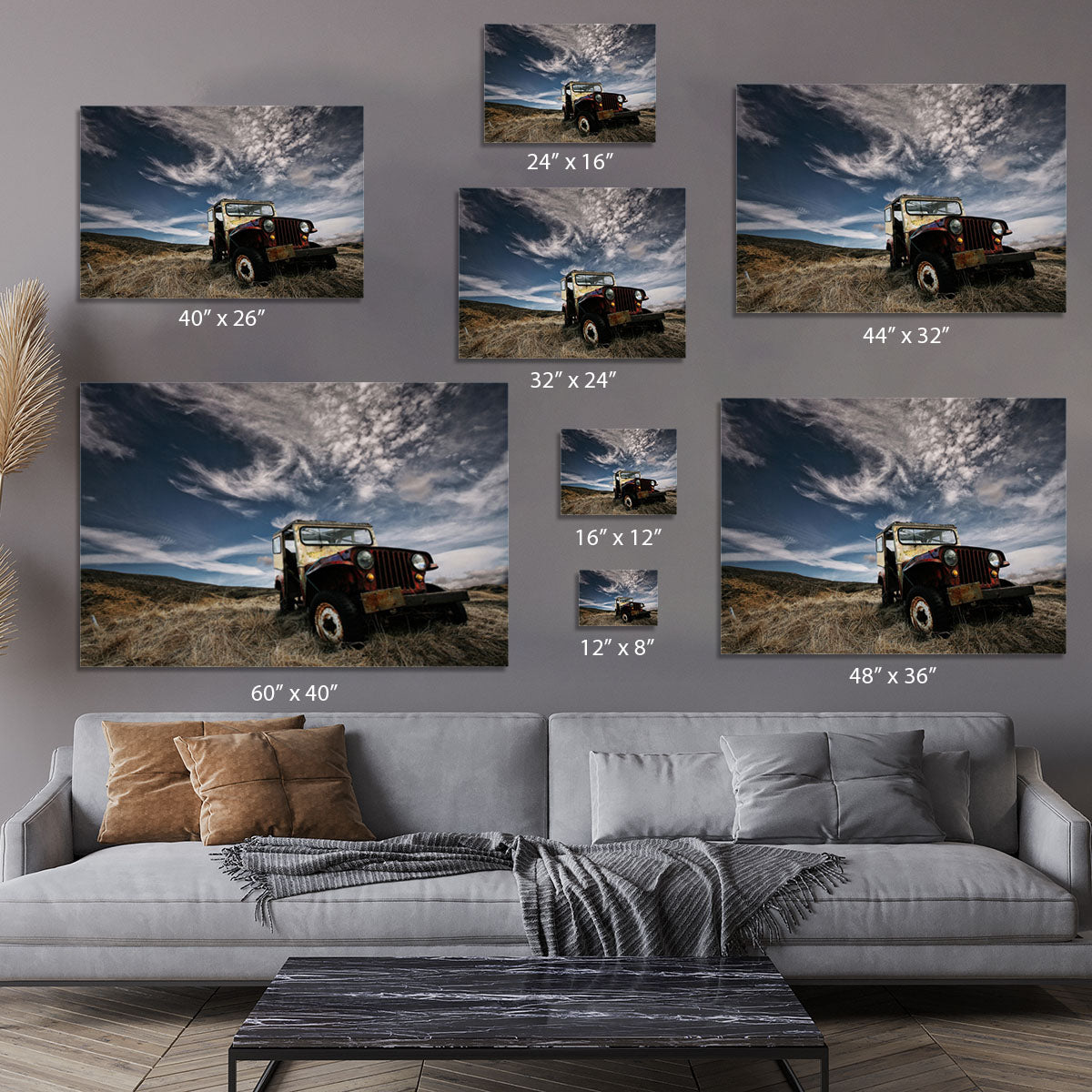 Abandoned Truck On The Countryside Canvas Print or Poster - Canvas Art Rocks - 7