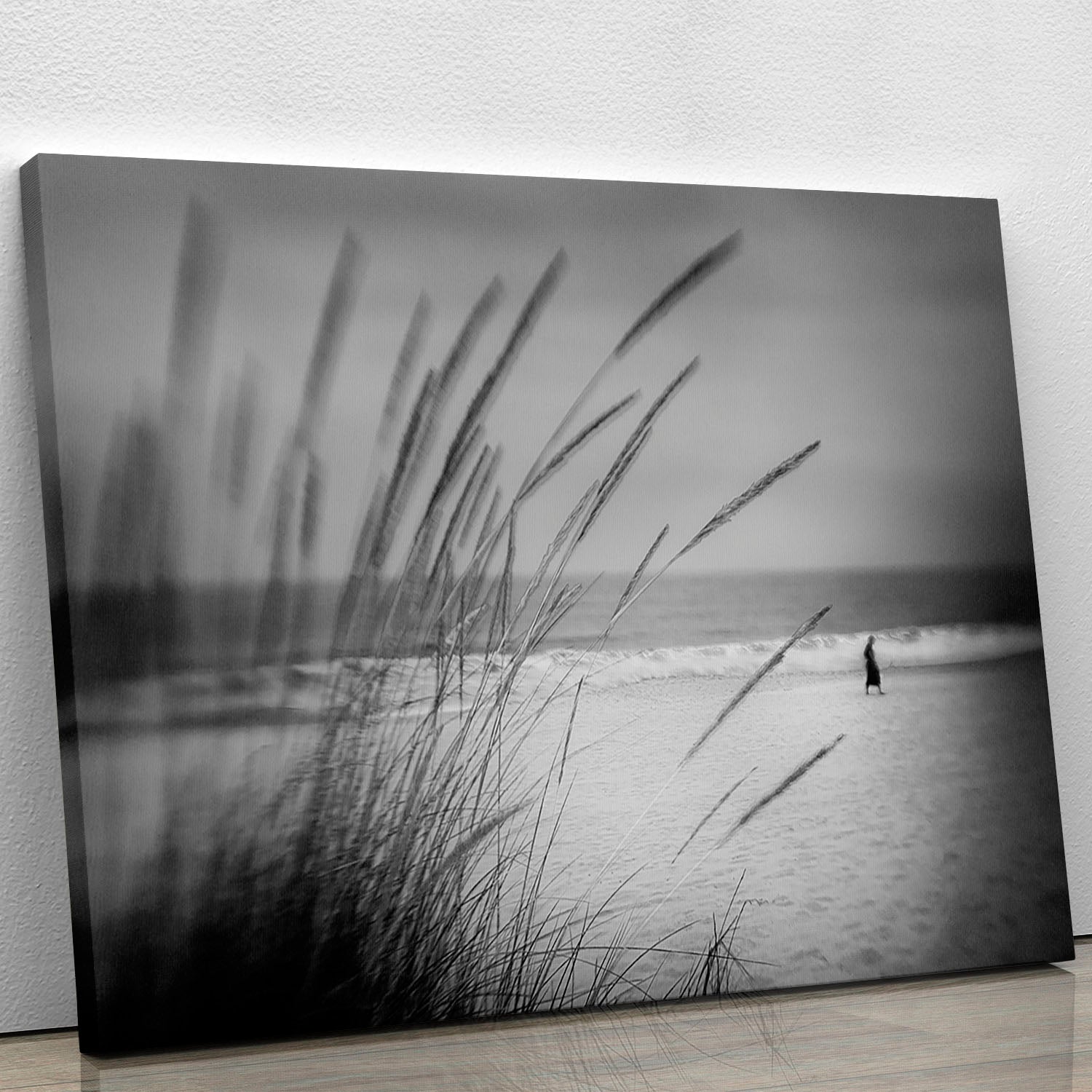 A Walk Along The Seafront Canvas Print or Poster - Canvas Art Rocks - 1