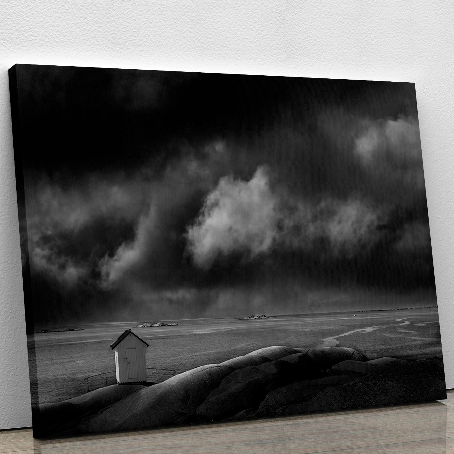 Shed On A Beach Canvas Print or Poster - Canvas Art Rocks - 1