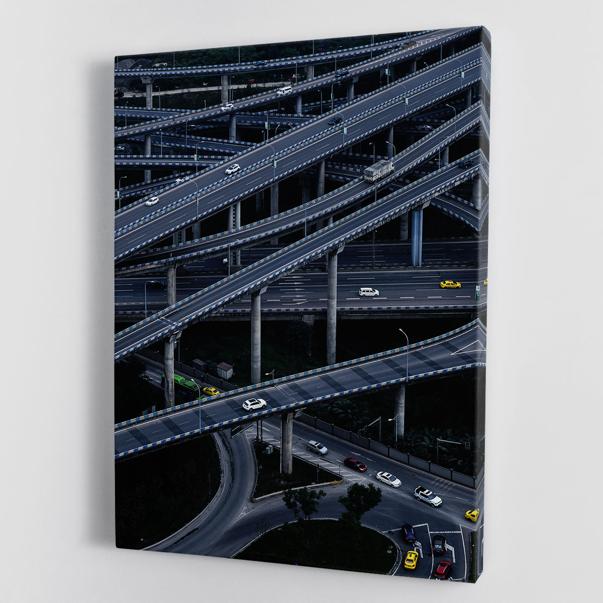 Overlapping Motorway Canvas Print or Poster - Canvas Art Rocks - 1
