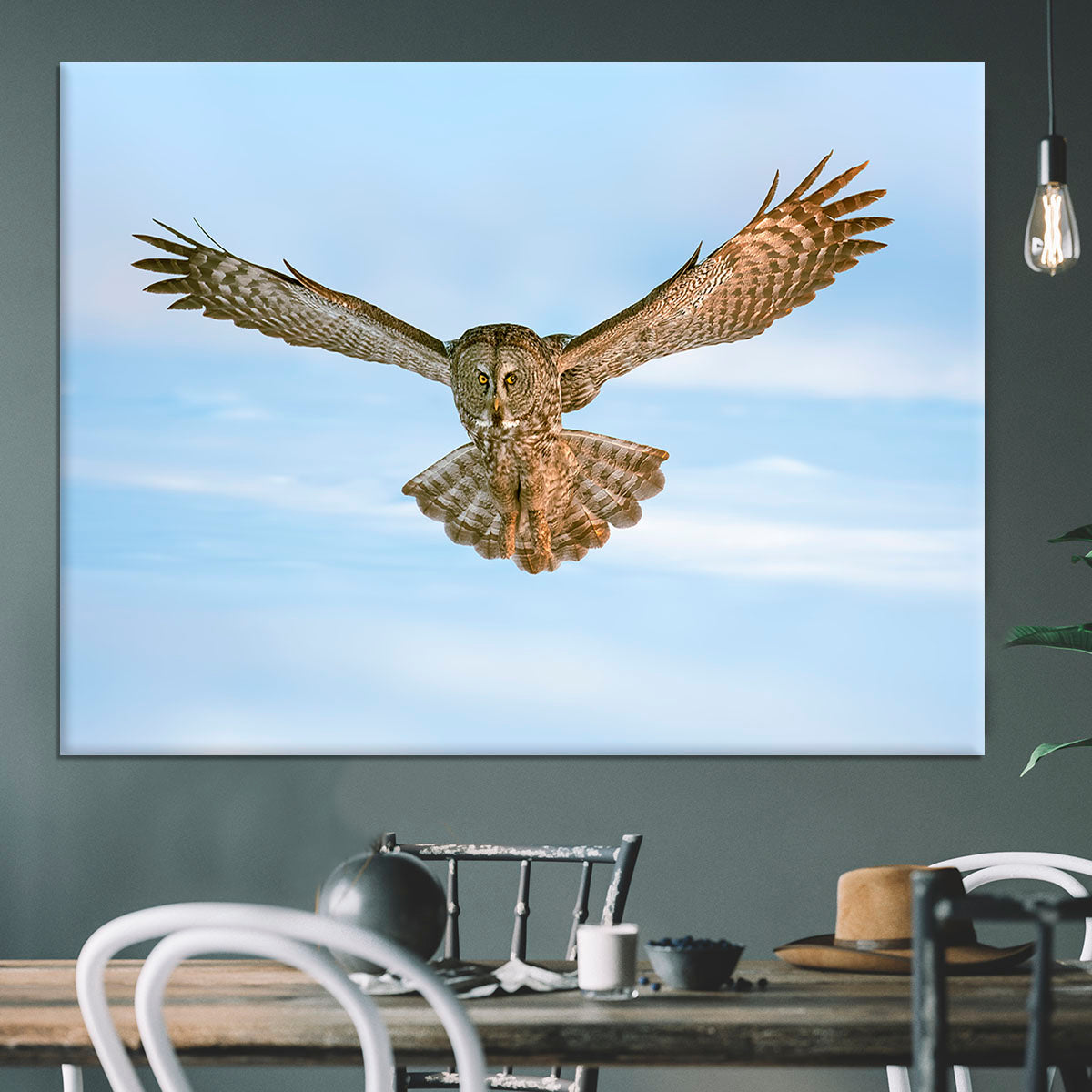 An Owl Flying Canvas Print or Poster - Canvas Art Rocks - 3
