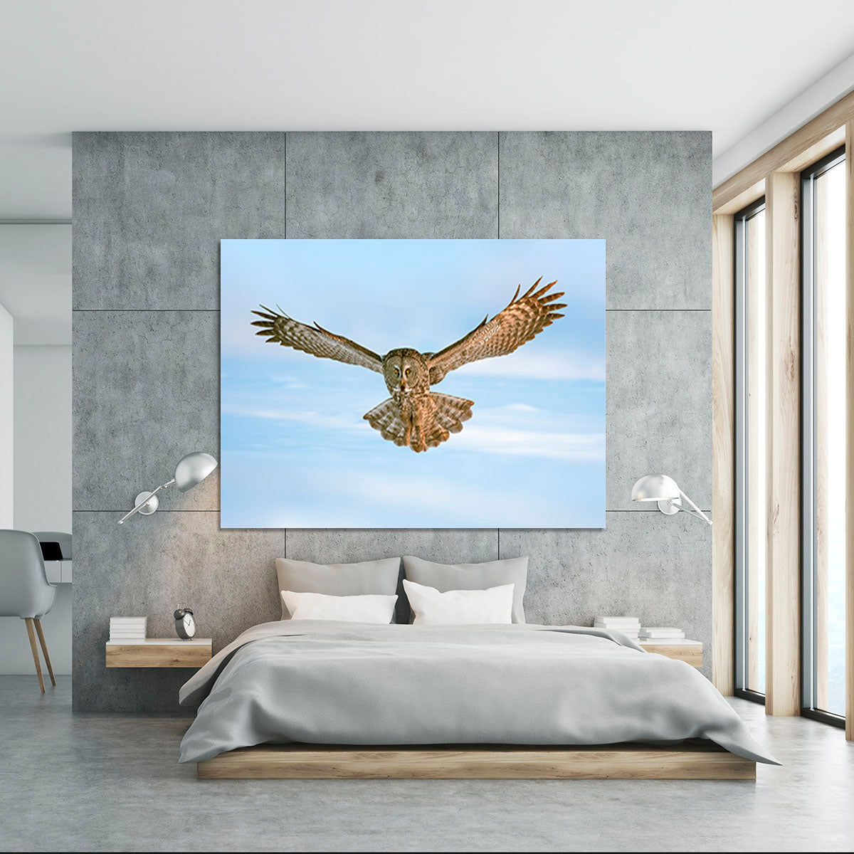 An Owl Flying Canvas Print or Poster - Canvas Art Rocks - 5