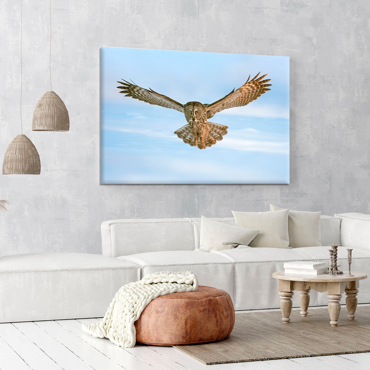 An Owl Flying Canvas Print or Poster - Canvas Art Rocks - 6