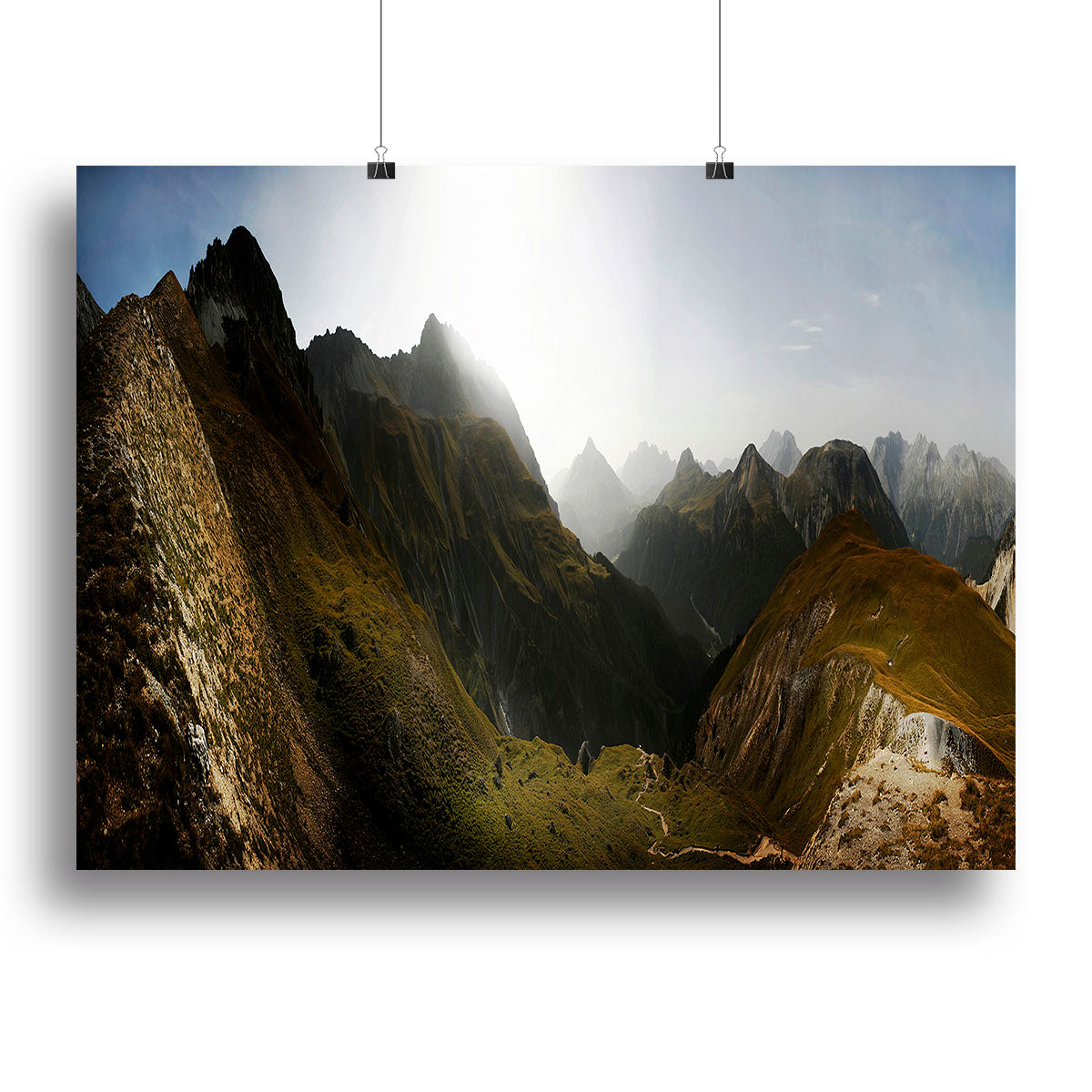 Nationalpark Schweiz Canvas Print or Poster - Canvas Art Rocks - 2