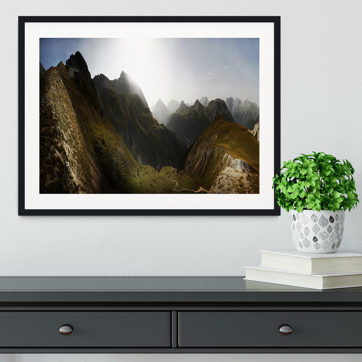 Nationalpark Schweiz Framed Print - Canvas Art Rocks - 1