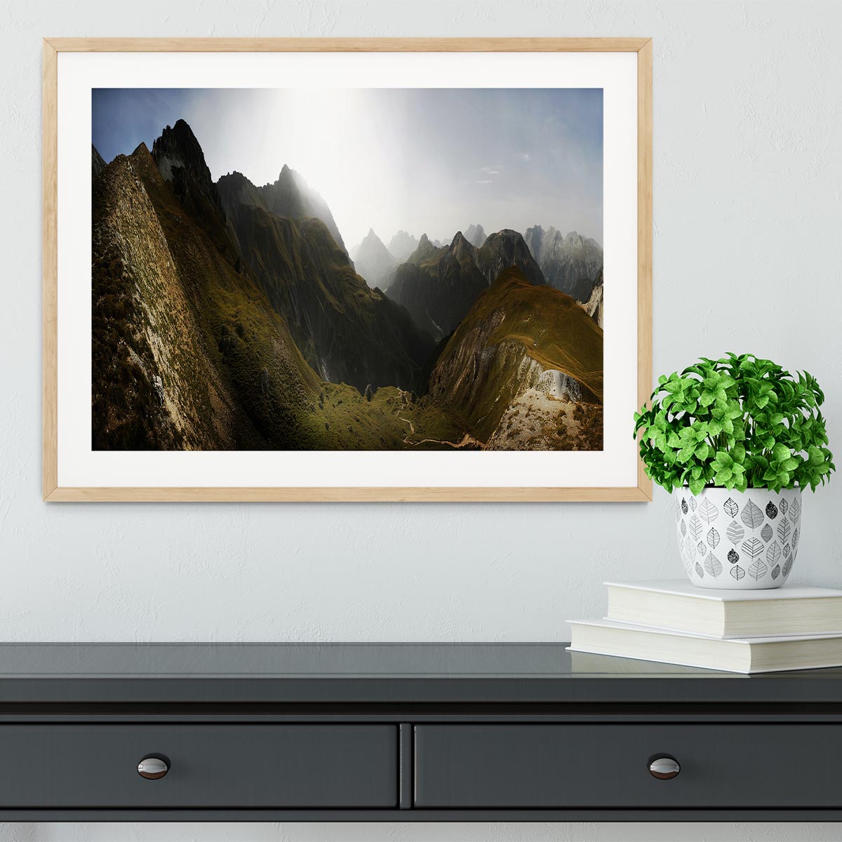 Nationalpark Schweiz Framed Print - Canvas Art Rocks - 3