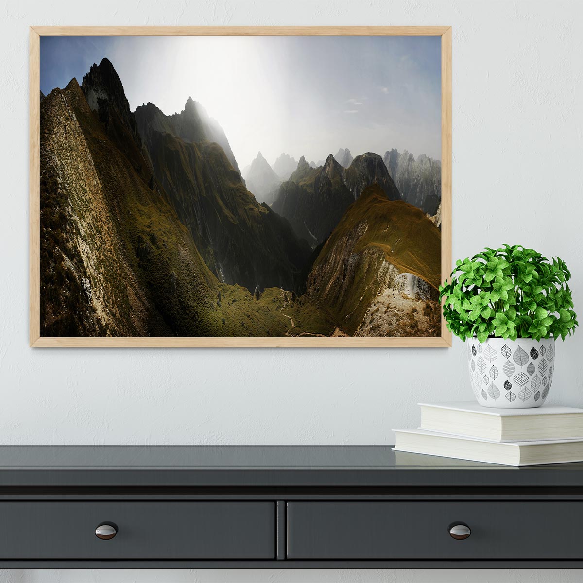 Nationalpark Schweiz Framed Print - Canvas Art Rocks - 4