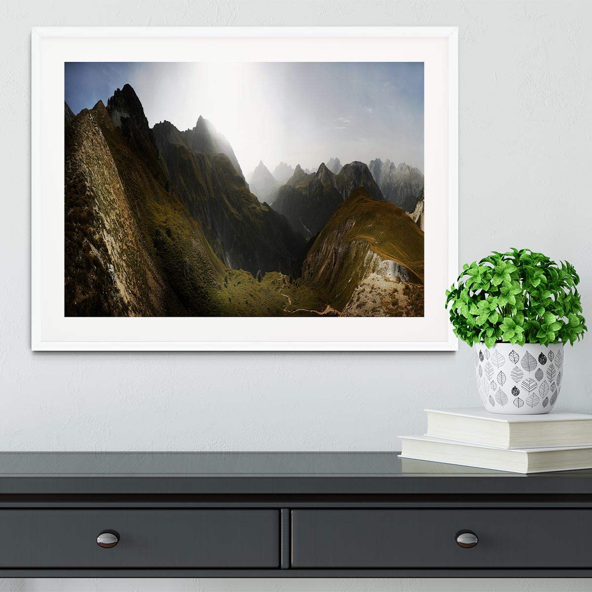 Nationalpark Schweiz Framed Print - Canvas Art Rocks - 5