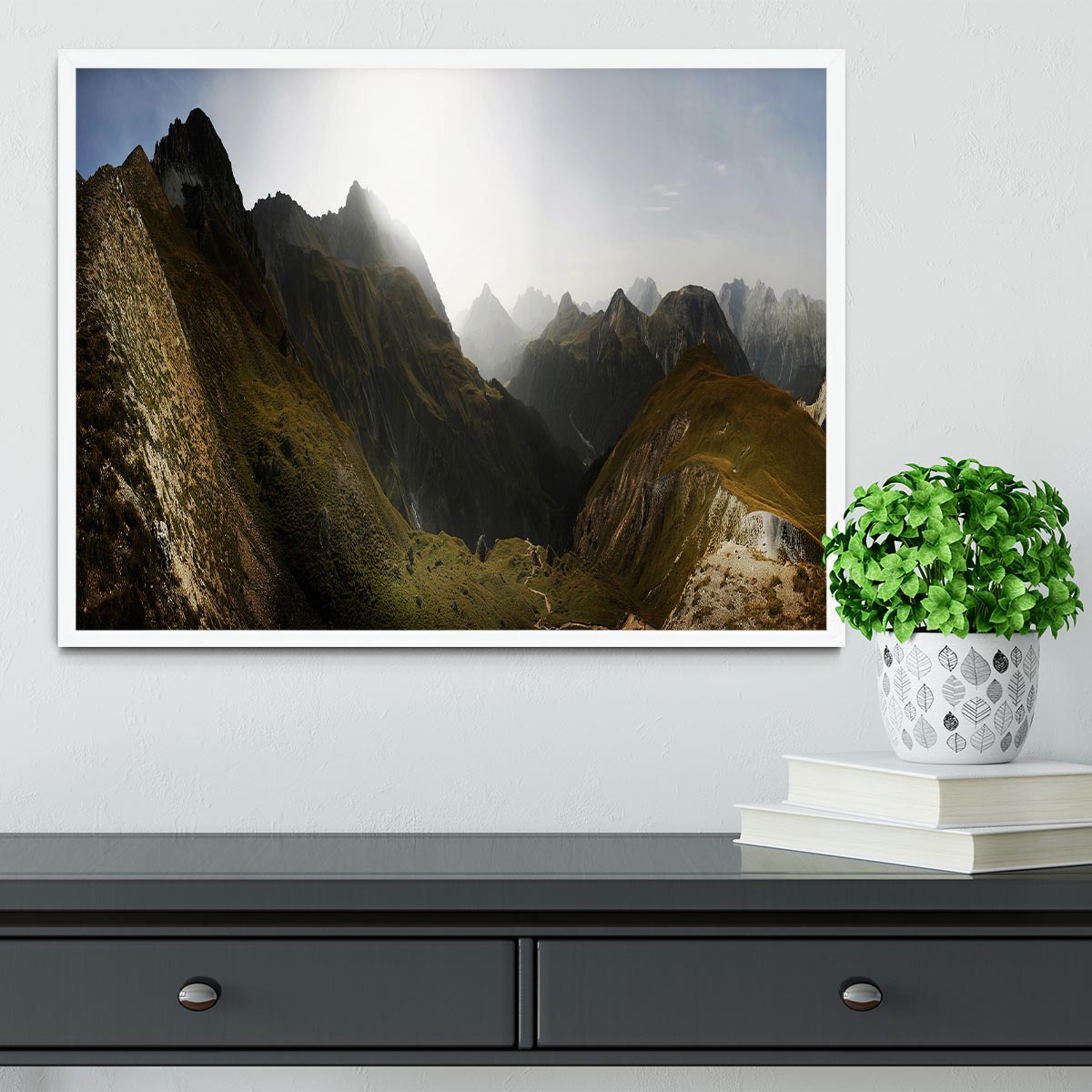 Nationalpark Schweiz Framed Print - Canvas Art Rocks -6