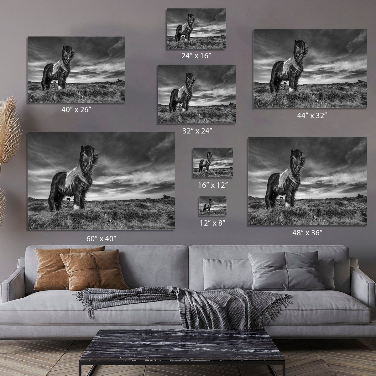 Horse Standing Canvas Print or Poster - Canvas Art Rocks - 7