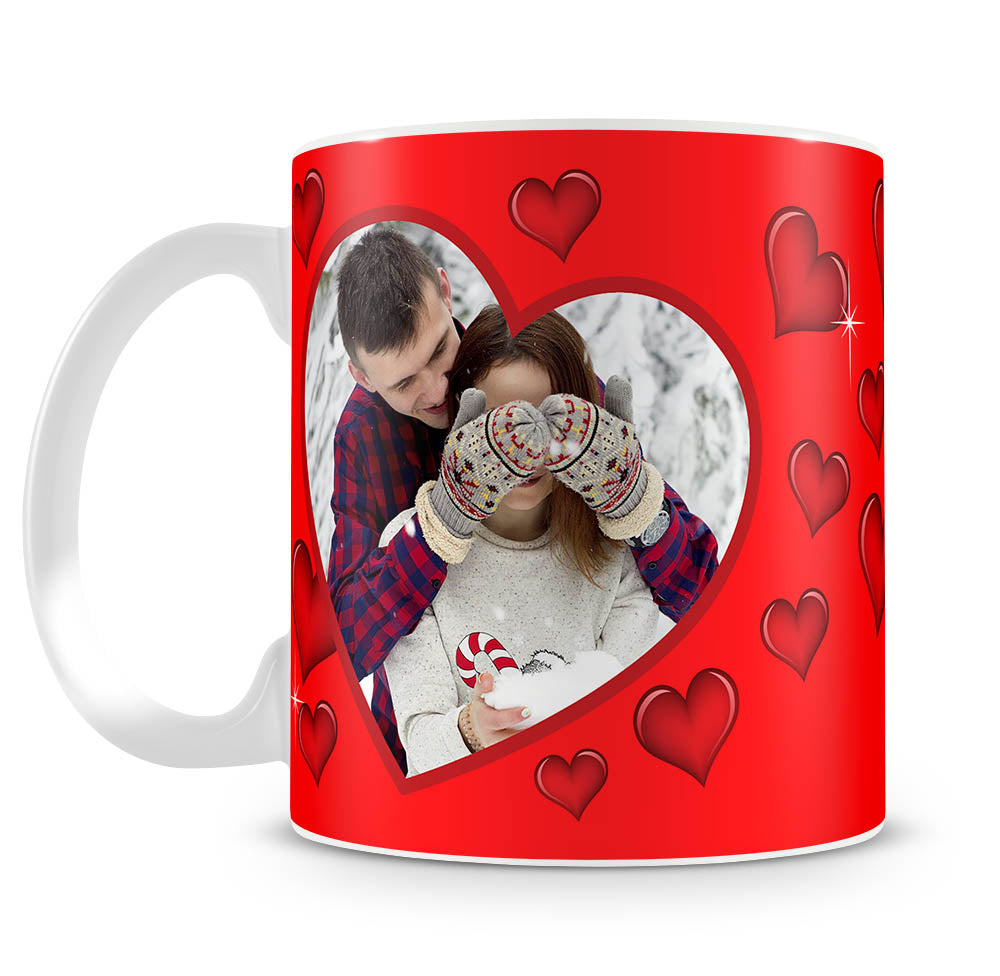 Personalised Mug - Love Heart Two Photo