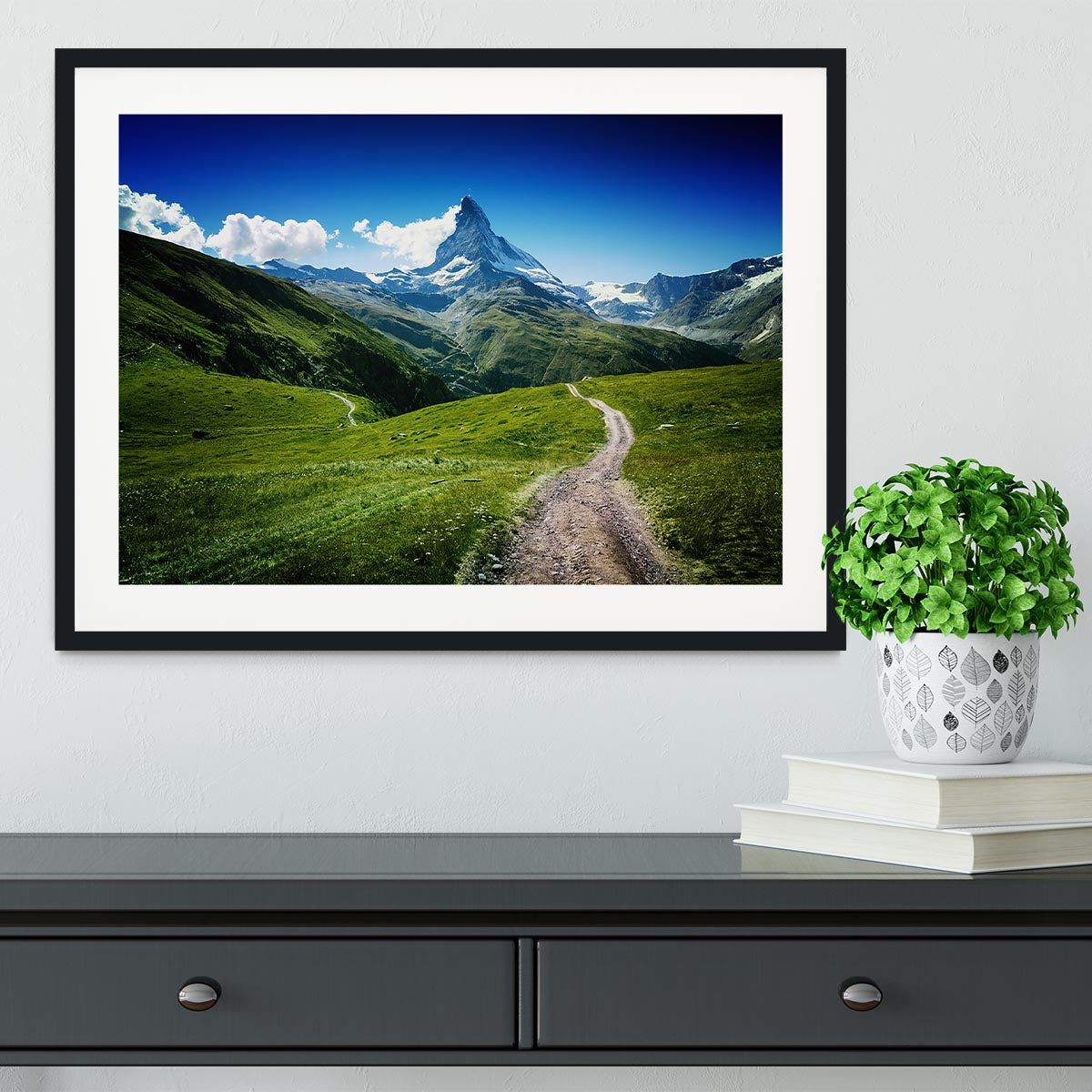 Matterhorn Ii Framed Print - Canvas Art Rocks - 1