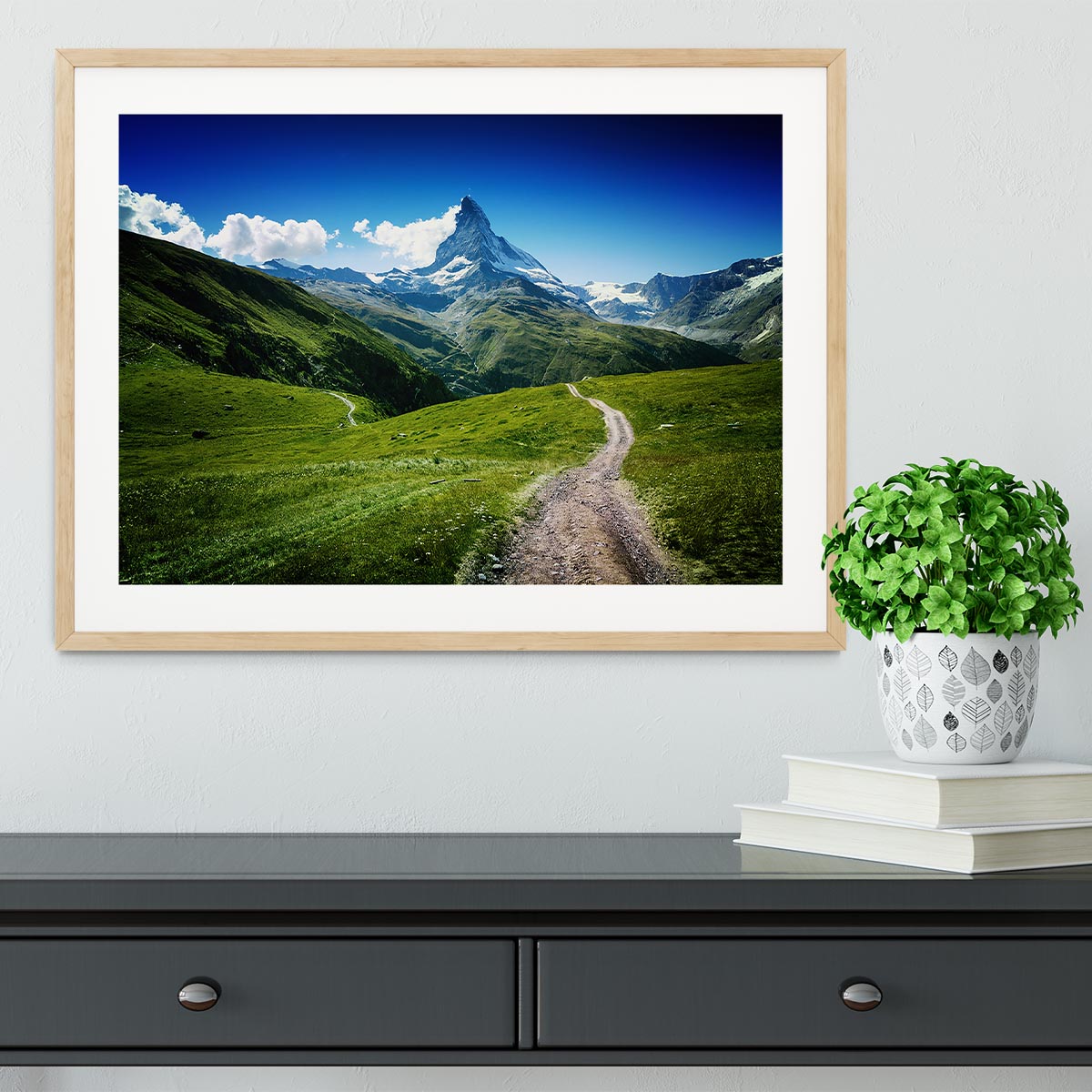 Matterhorn Ii Framed Print - Canvas Art Rocks - 3