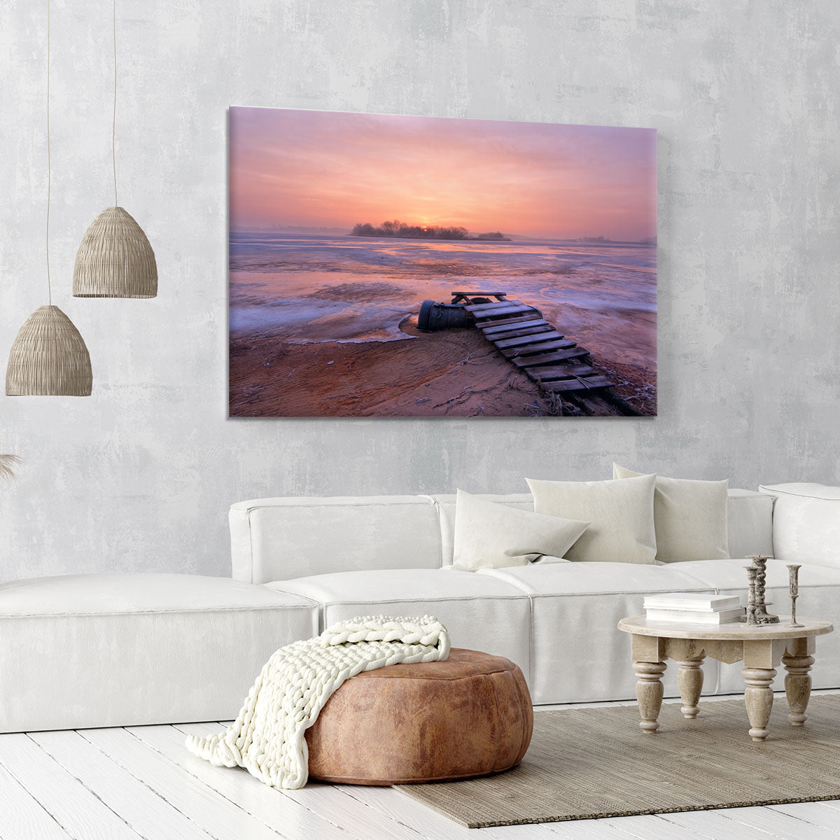 Cold Morning Canvas Print or Poster - Canvas Art Rocks - 6