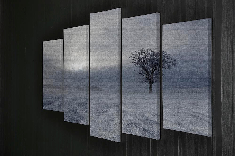 Winter Impression 5 Split Panel Canvas - Canvas Art Rocks - 2