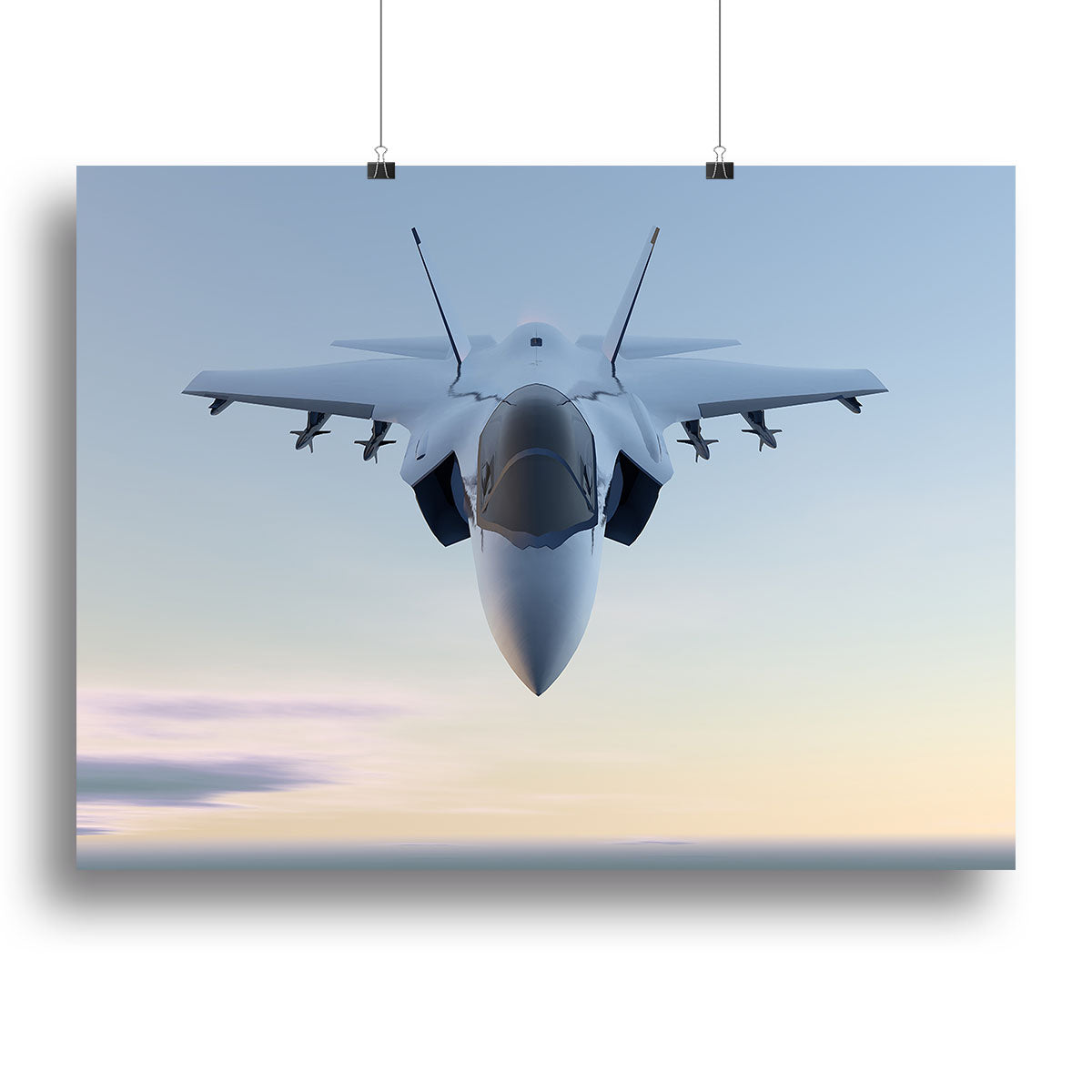 3D Jet F-35 fighter Canvas Print or Poster - Canvas Art Rocks - 2