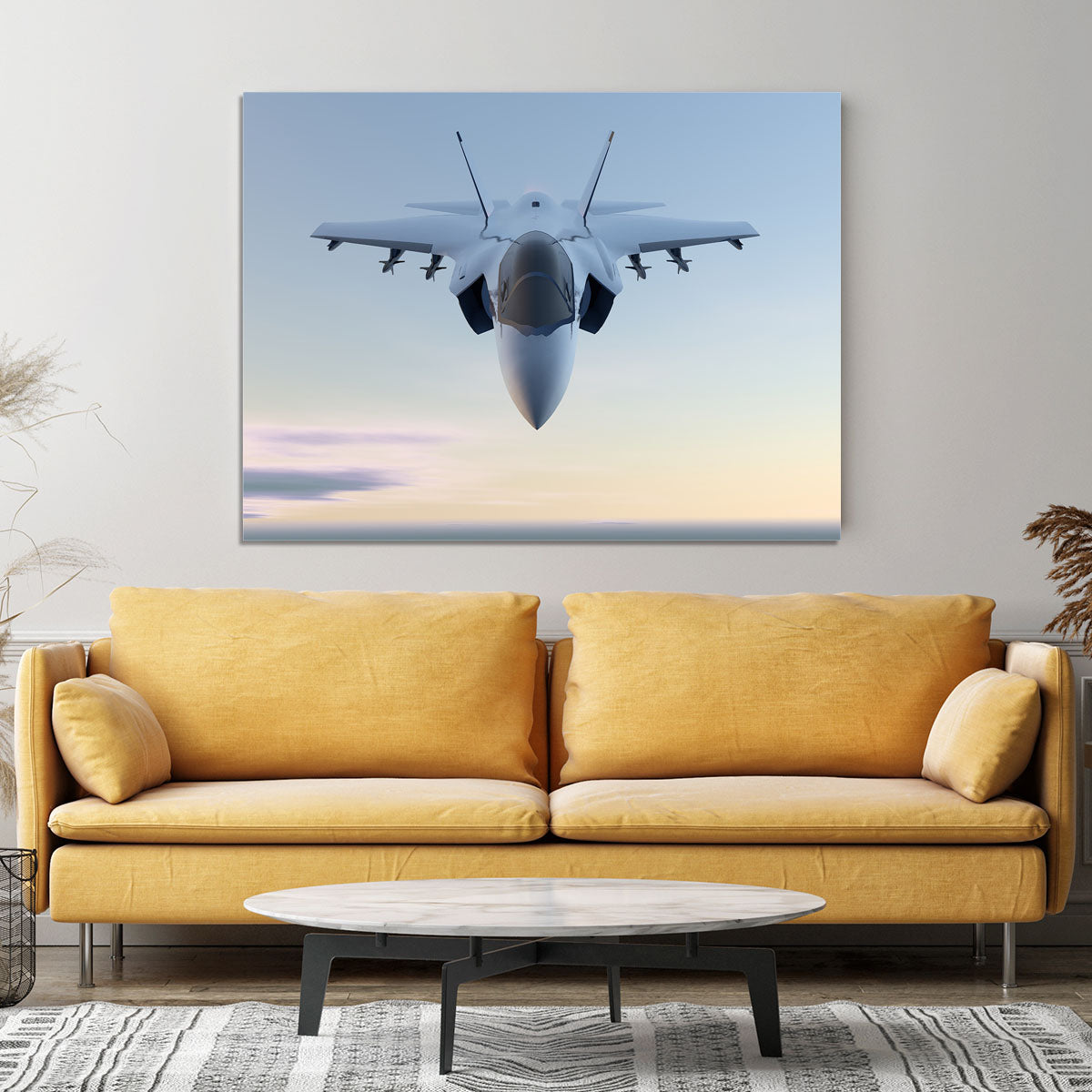 3D Jet F-35 fighter Canvas Print or Poster - Canvas Art Rocks - 4