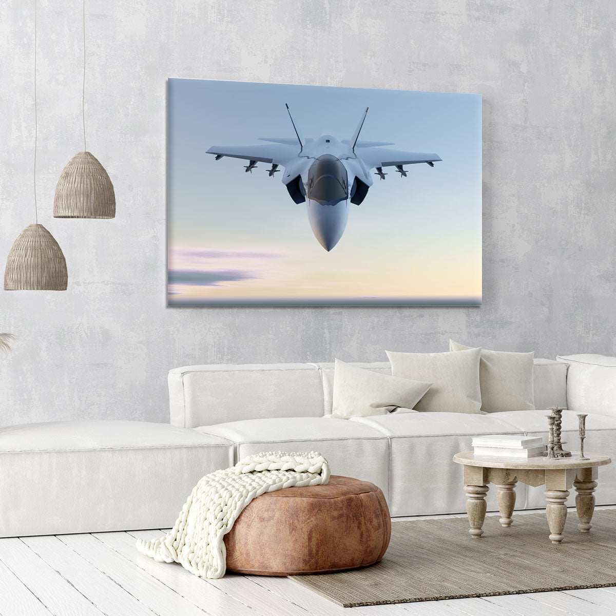 3D Jet F-35 fighter Canvas Print or Poster - Canvas Art Rocks - 6