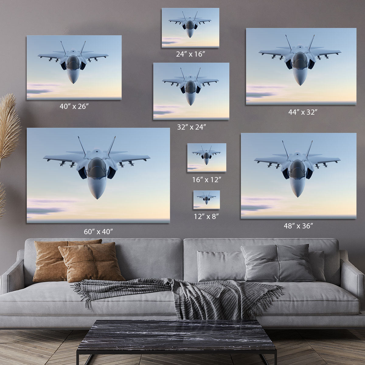 3D Jet F-35 fighter Canvas Print or Poster - Canvas Art Rocks - 7