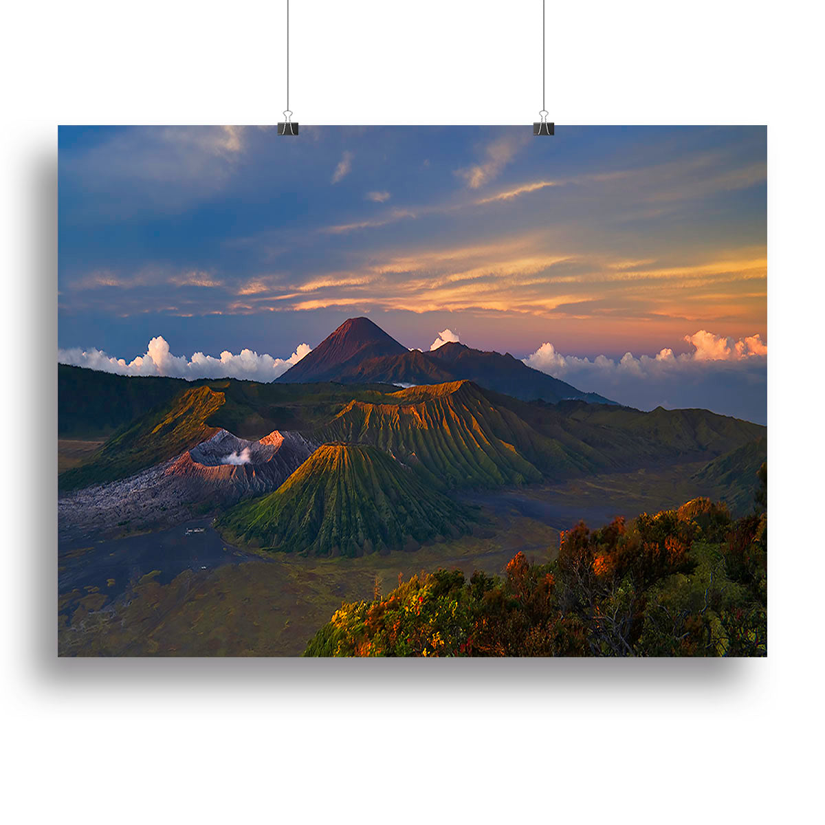 Volcano Dawn Canvas Print or Poster - Canvas Art Rocks - 2
