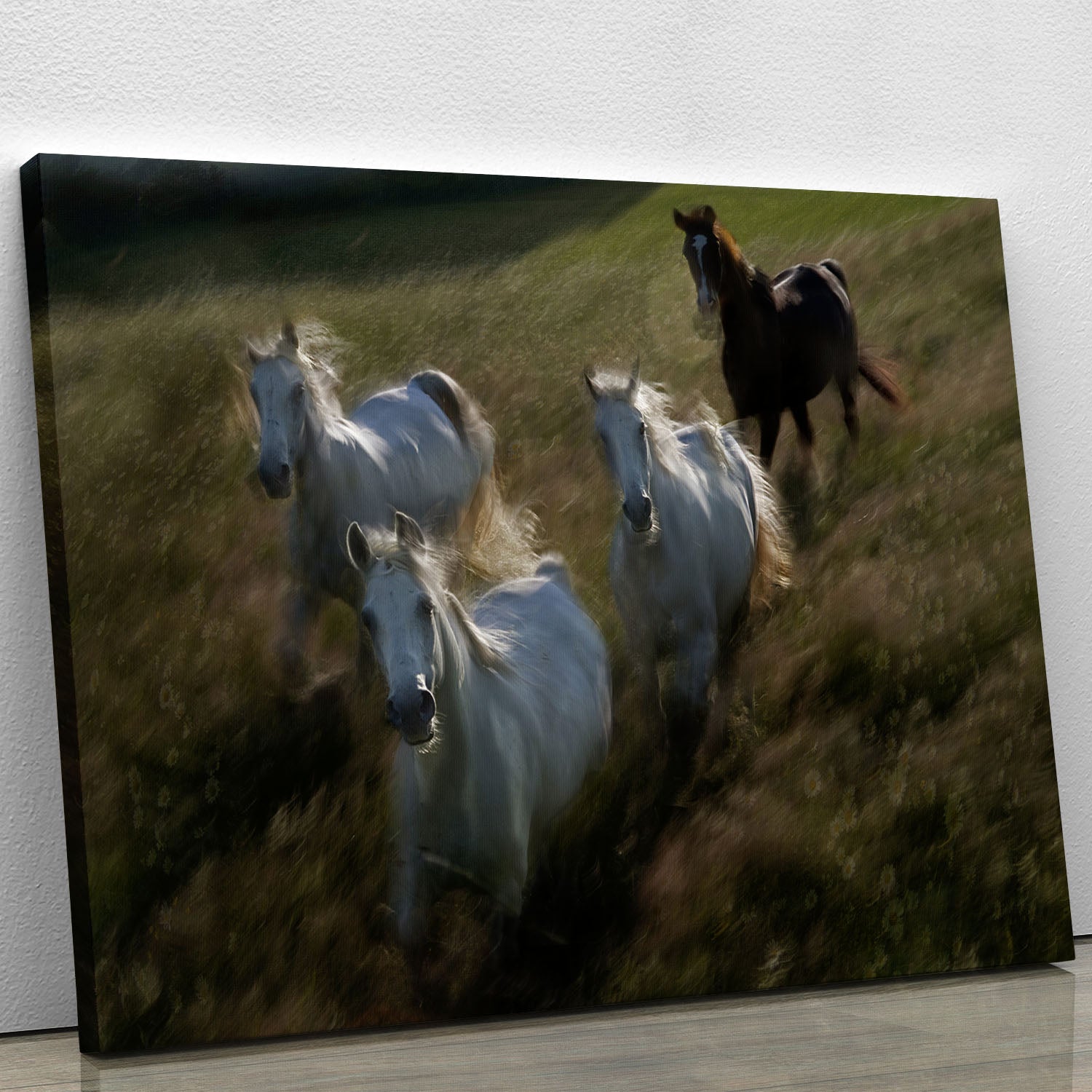 Horses Gallop in Canvas Print or Poster - Canvas Art Rocks - 1