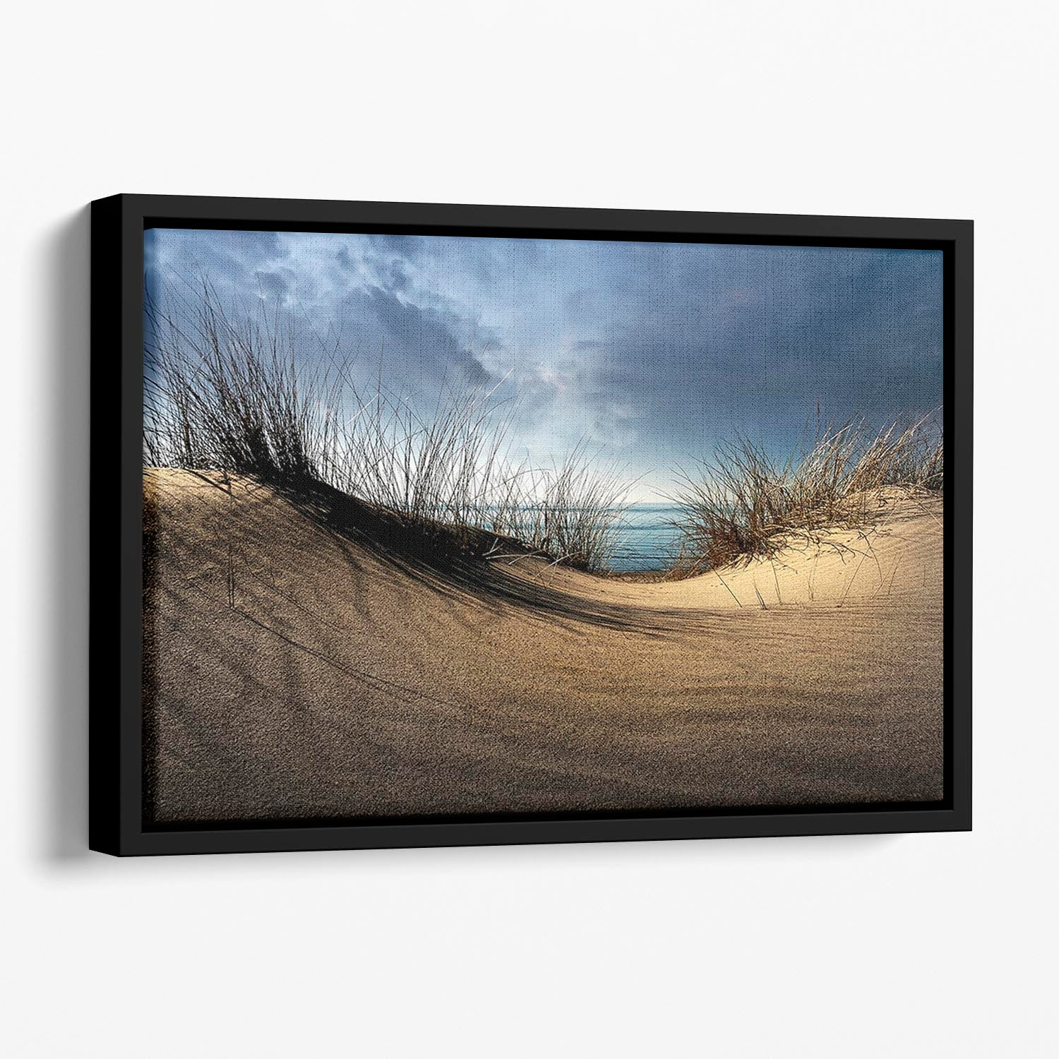 Dunes Floating Framed Canvas - Canvas Art Rocks - 1