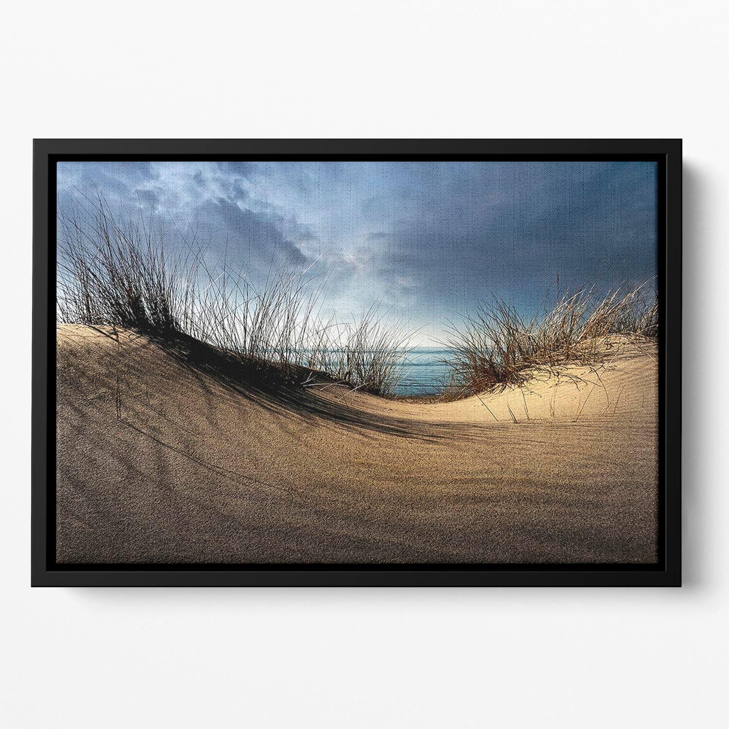 Dunes Floating Framed Canvas - Canvas Art Rocks - 2