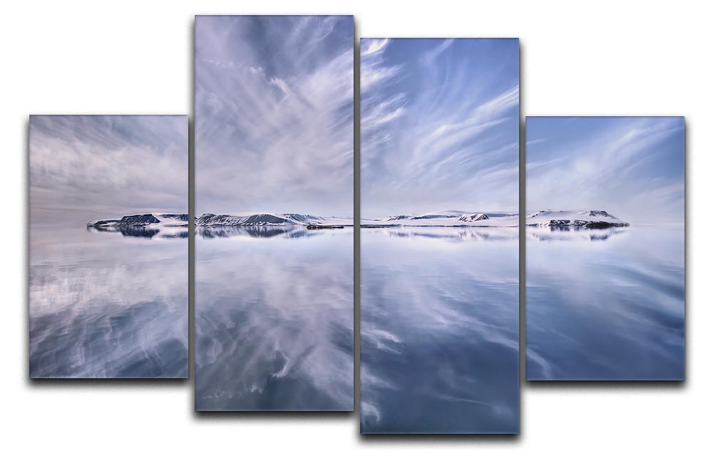 Only A Beautiful Artic Day 4 Split Panel Canvas - Canvas Art Rocks - 1