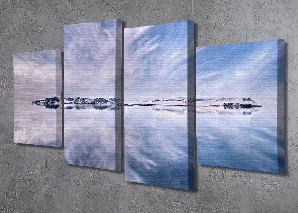 Only A Beautiful Artic Day 4 Split Panel Canvas - Canvas Art Rocks - 2