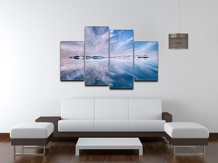 Only A Beautiful Artic Day 4 Split Panel Canvas - Canvas Art Rocks - 3